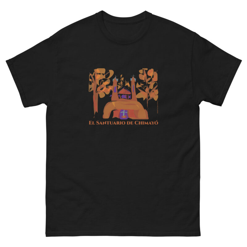 SANTUARIO DE CHIMAYO IN FALL - Men's Classic T-Shirt - Image 3