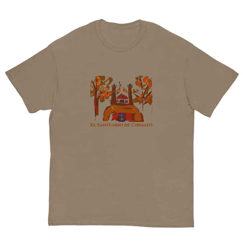 SANTUARIO DE CHIMAYO IN FALL - Men's Classic T-Shirt - Image 15