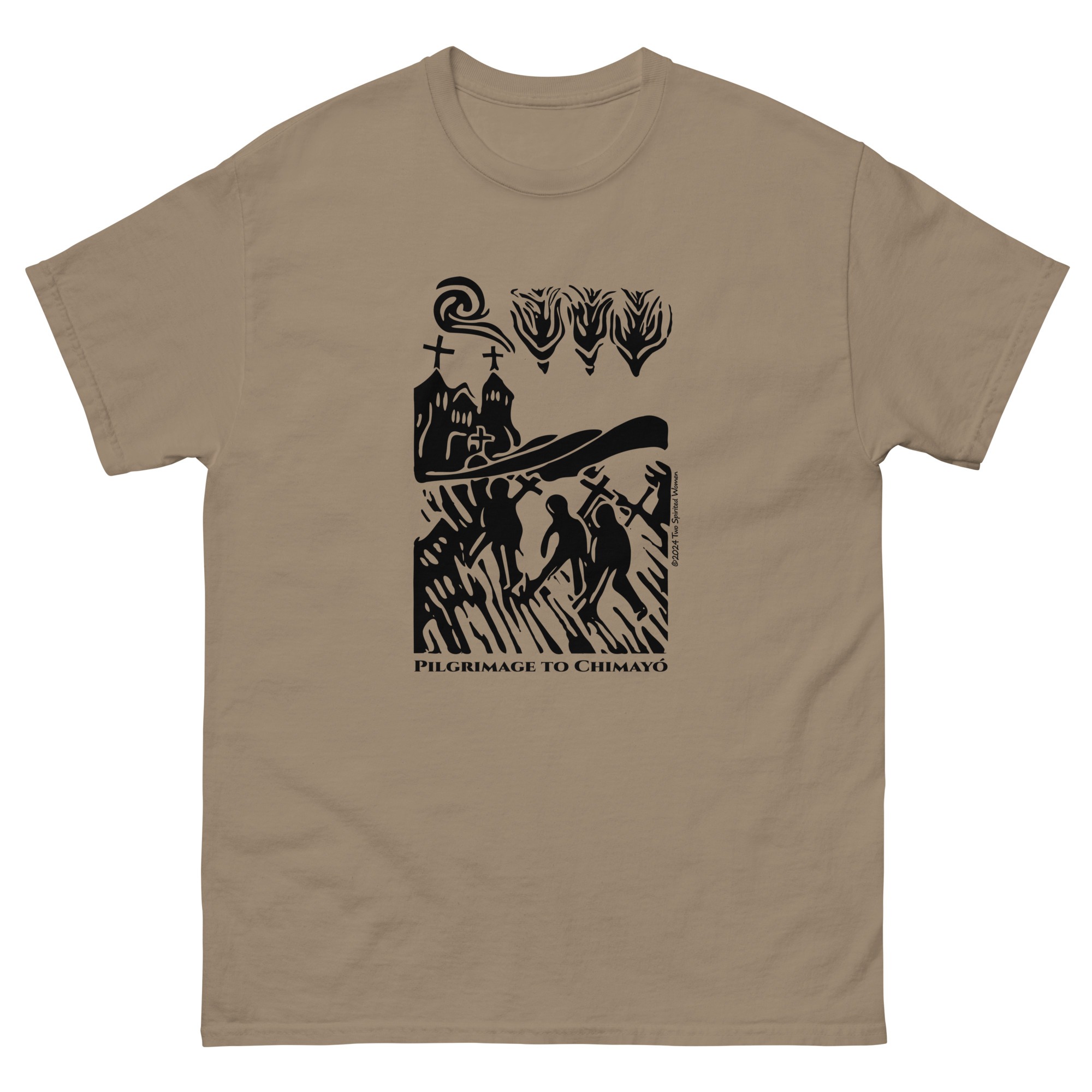 PILGRIMAGE TO CHIMAYO (black) - Men's Classic Tee - Image 6