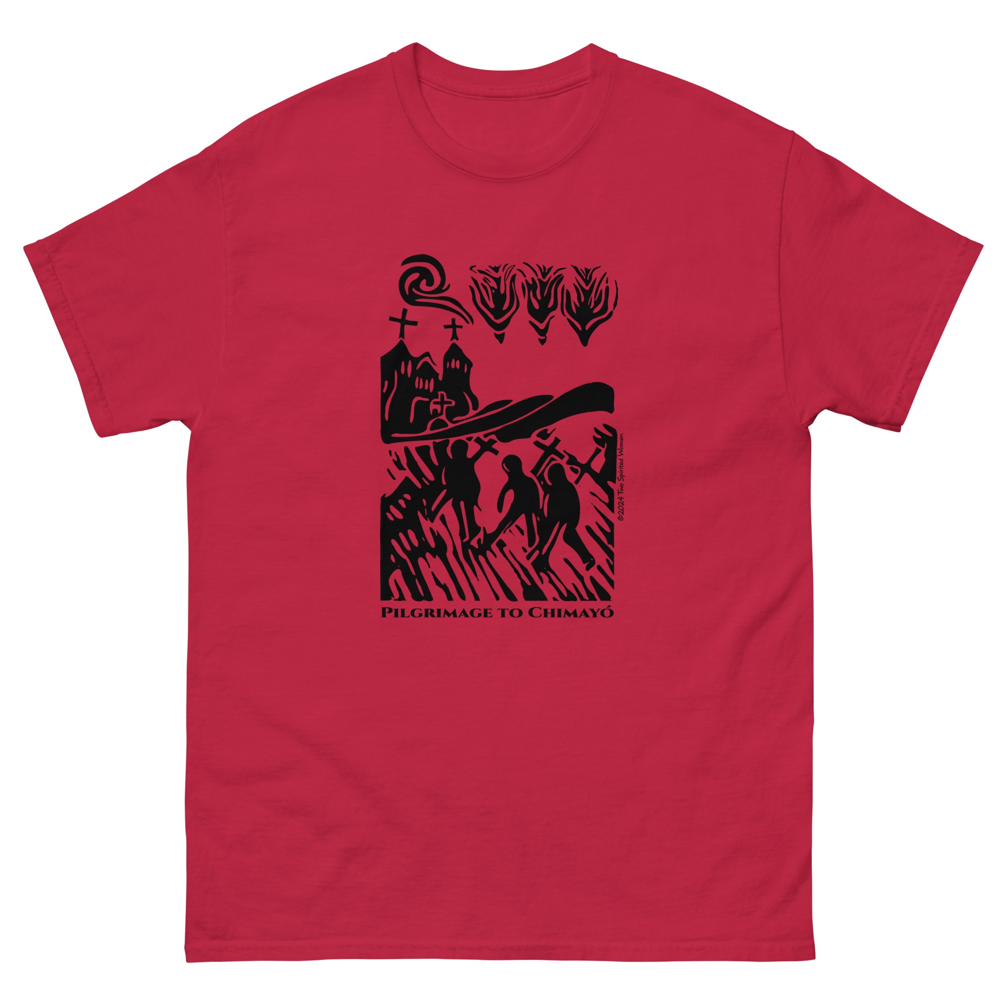 PILGRIMAGE TO CHIMAYO (black) - Men's Classic Tee - Image 2
