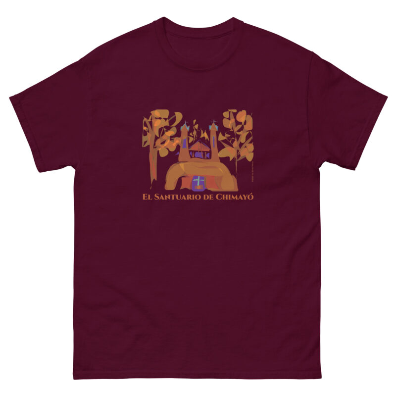 SANTUARIO DE CHIMAYO IN FALL - Men's Classic T-Shirt - Image 2
