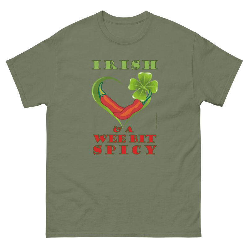 IRISH & A WEE BIT SPICY -  Men's Classic Tee - Image 7