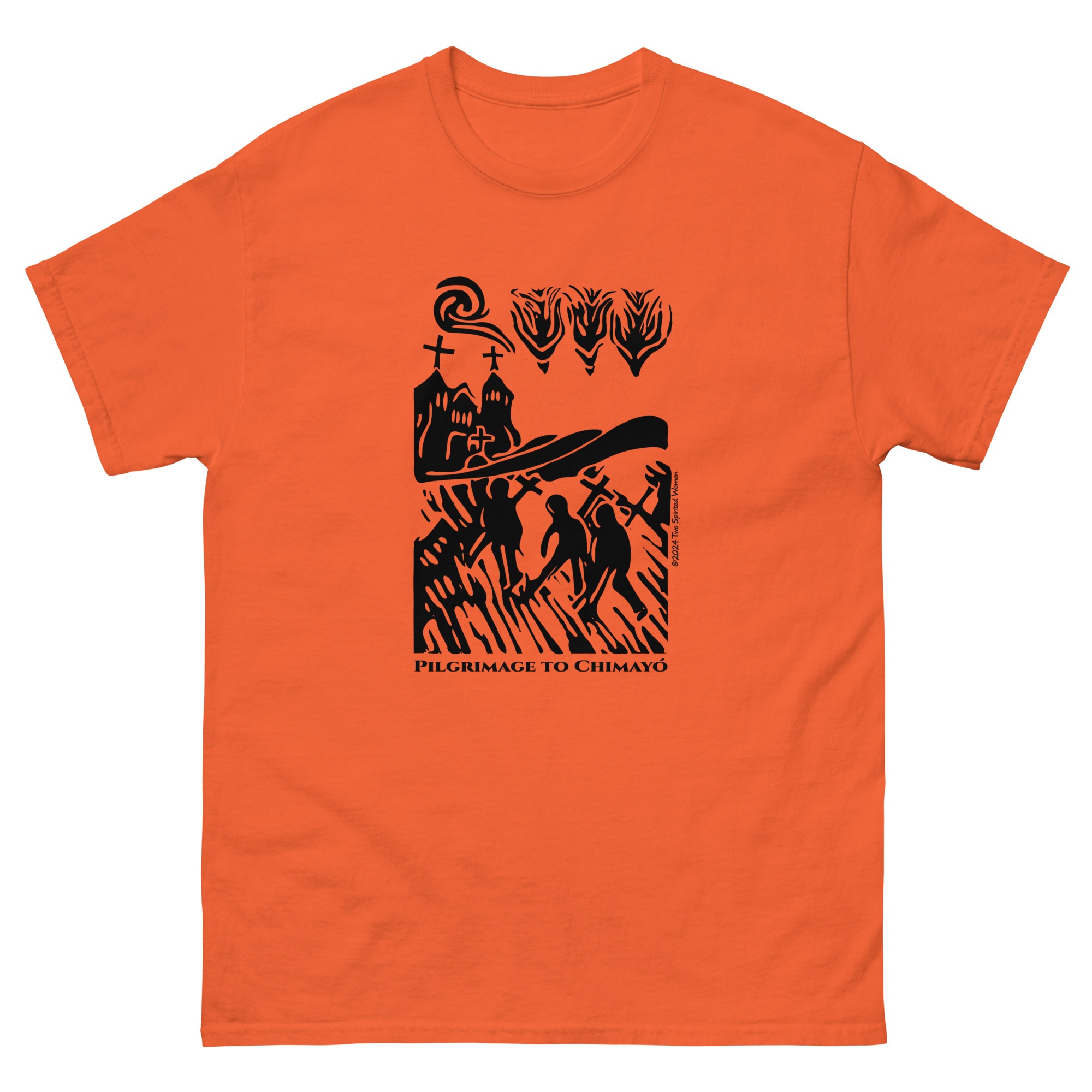 PILGRIMAGE TO CHIMAYO (black) - Men's Classic Tee - Image 5