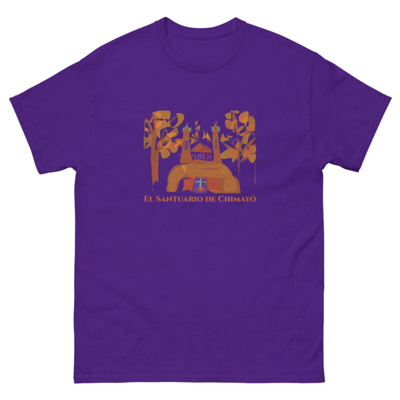 SANTUARIO DE CHIMAYO IN FALL - Men's Classic T-Shirt - Image 5