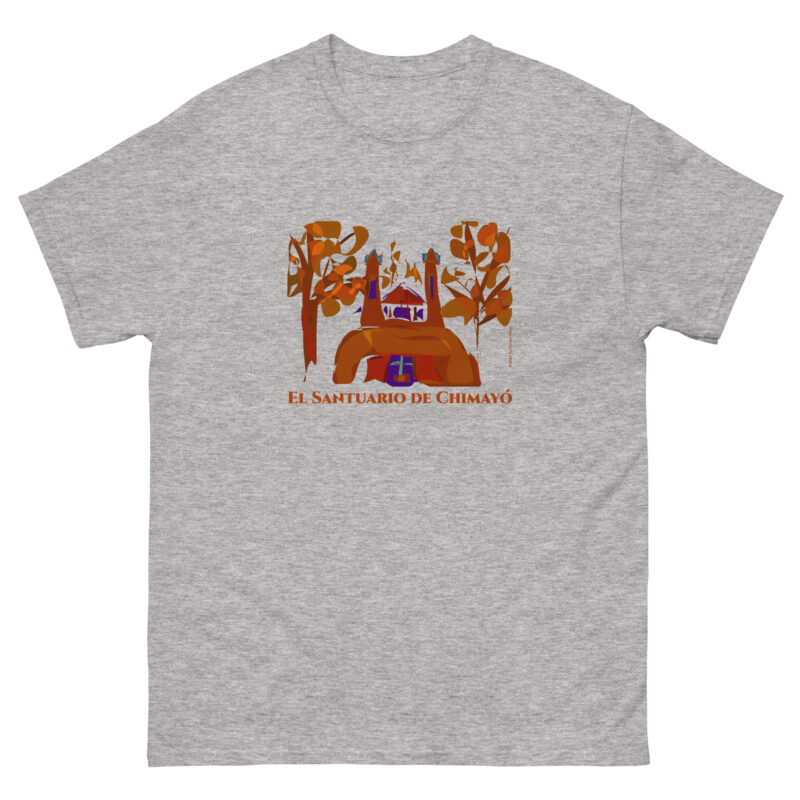SANTUARIO DE CHIMAYO IN FALL - Men's Classic T-Shirt - Image 6