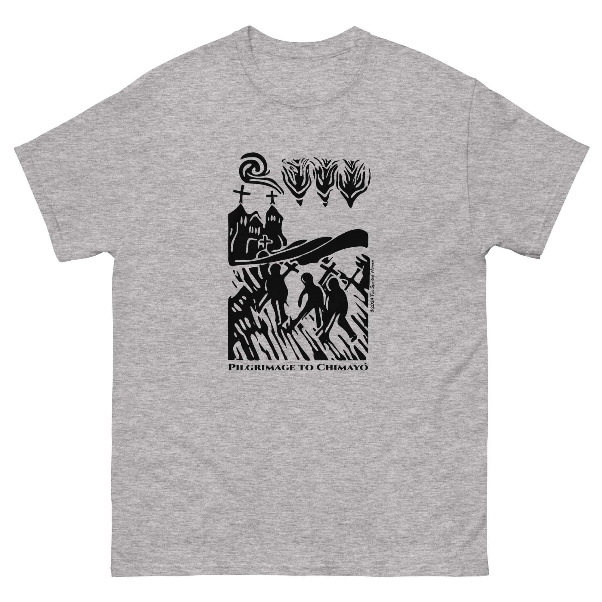 PILGRIMAGE TO CHIMAYO (black) - Men's Classic Tee - Image 10