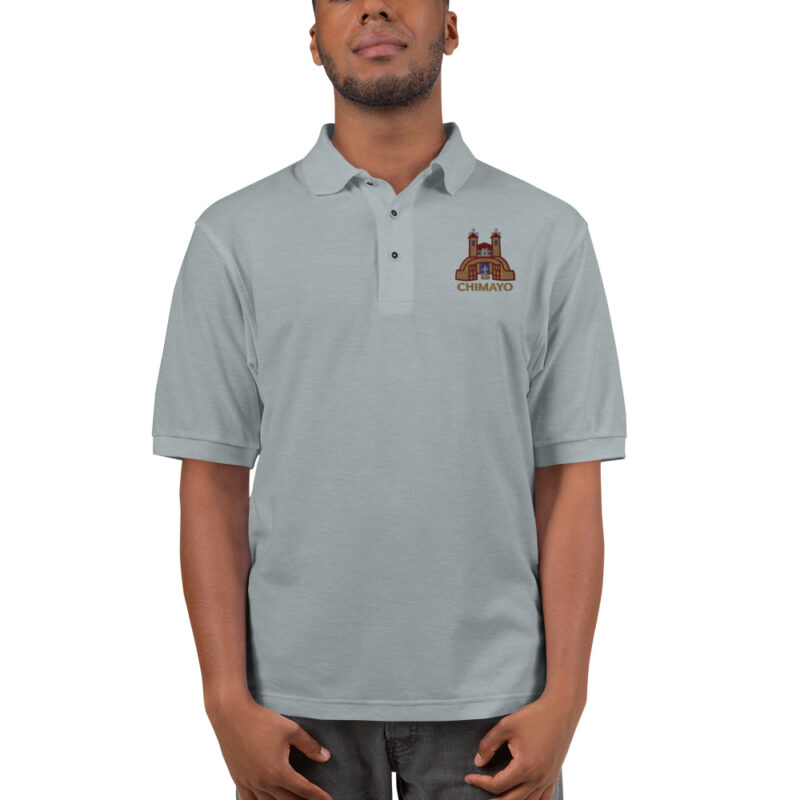 SANTUARIO EMBROIDERY - Men's Premium Polo - Image 17