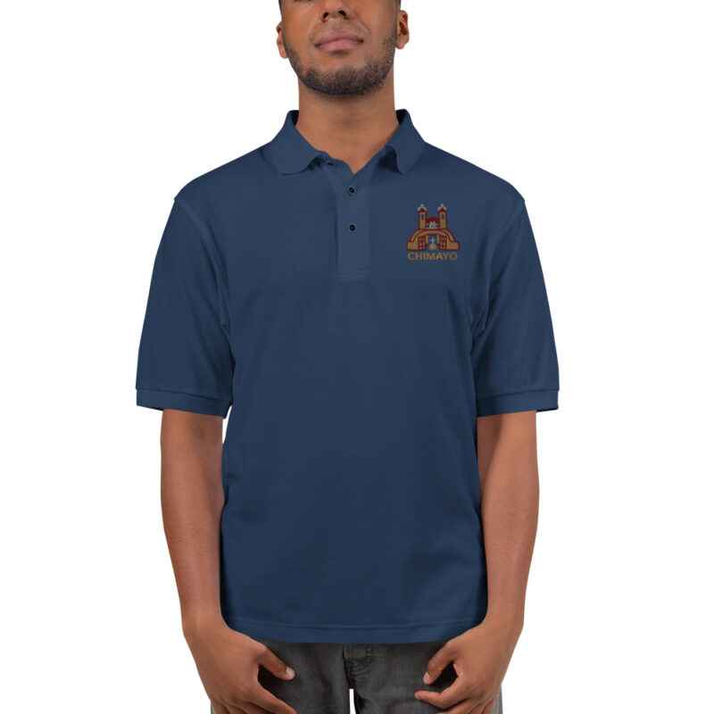 SANTUARIO EMBROIDERY - Men's Premium Polo - Image 14