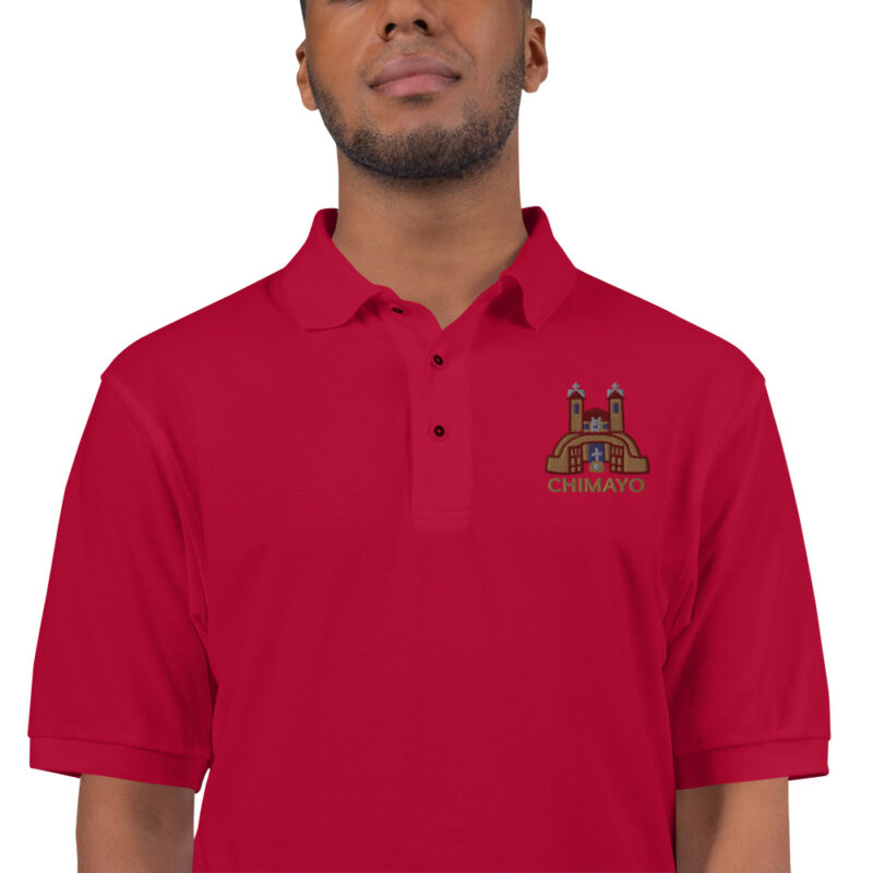 SANTUARIO EMBROIDERY - Men's Premium Polo - Image 11