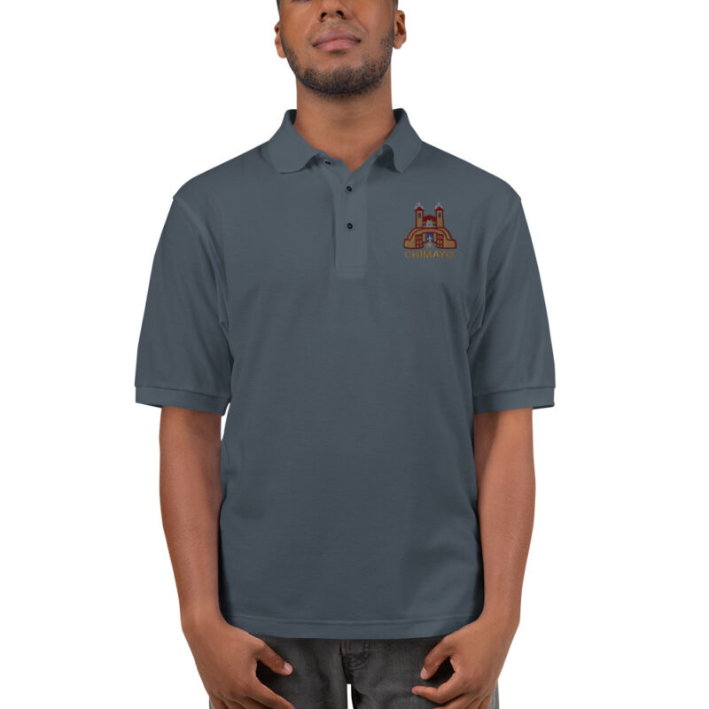 SANTUARIO EMBROIDERY - Men's Premium Polo - Image 16