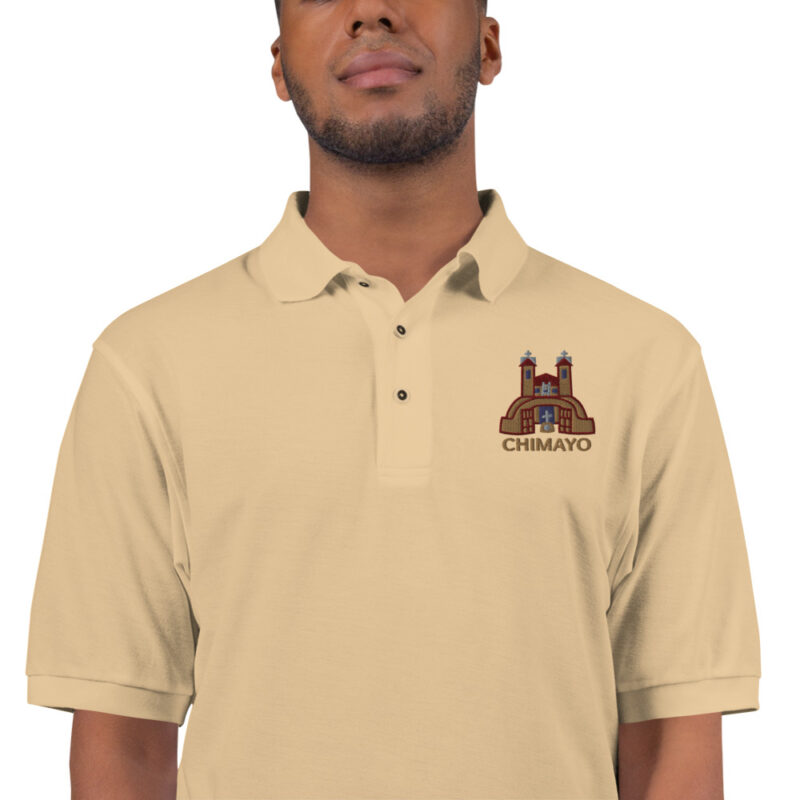 SANTUARIO EMBROIDERY - Men's Premium Polo - Image 18