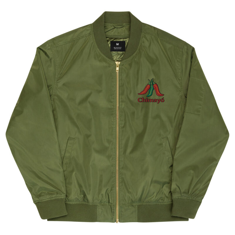 CHIMAYO CHILE - Premium Recycled Bomber Jacket (embroidered front & back) - Image 4