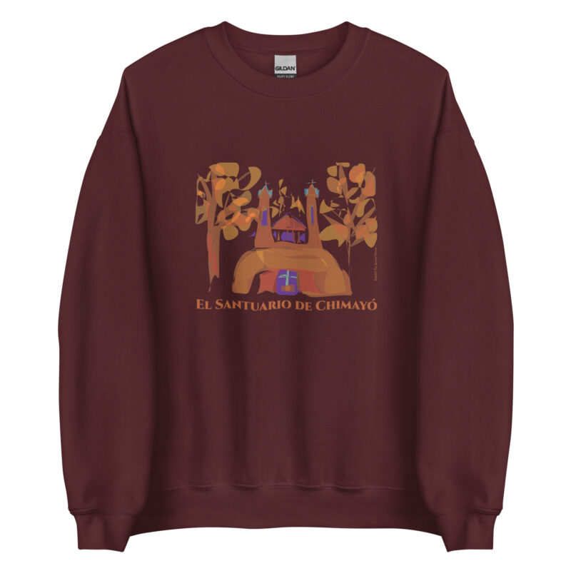 EL SANTUARIO IN FALL - Unisex 50/50 Sweatshirt - Image 4
