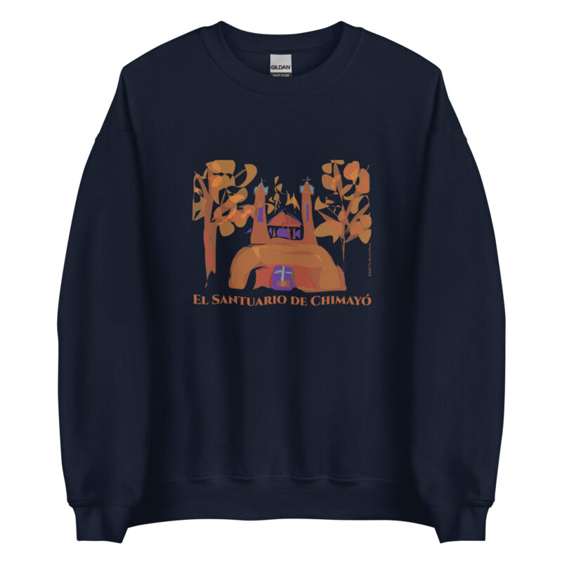 EL SANTUARIO IN FALL - Unisex 50/50 Sweatshirt - Image 3