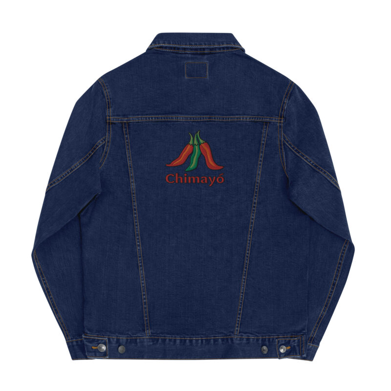 CHIMAYO CHILE - Unisex Denim Jacket (embroidered front & back) - Image 11