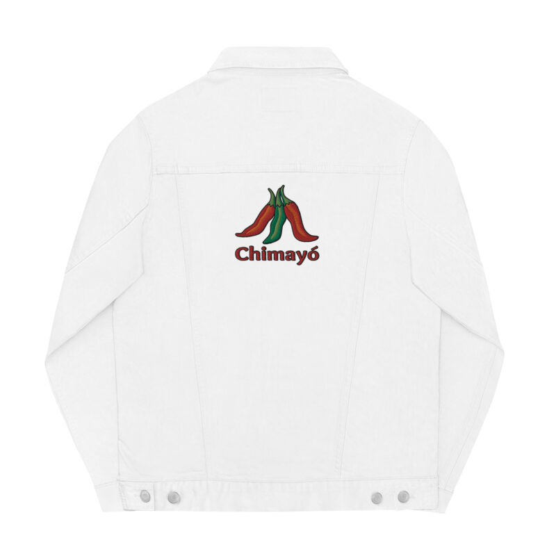 CHIMAYO CHILE - Unisex Denim Jacket (embroidered front & back) - Image 7