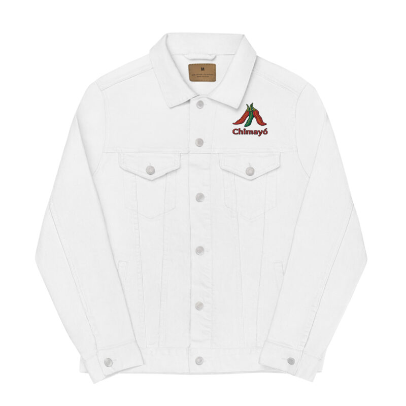 CHIMAYO CHILE - Unisex Denim Jacket (embroidered front & back) - Image 6