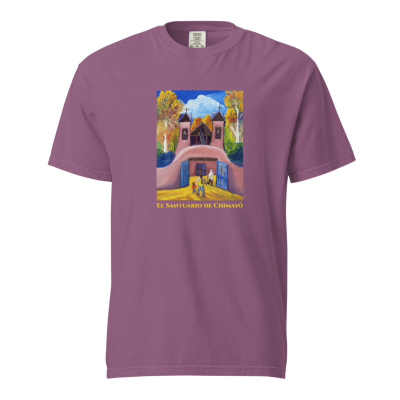 VISITING EL SANTUARIO - Unisex Soft Heavyweight Tee - Image 3