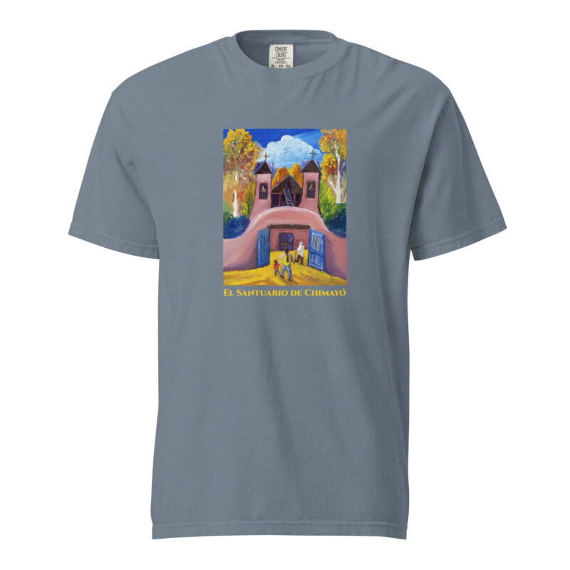 VISITING EL SANTUARIO - Unisex Soft Heavyweight Tee - Image 7