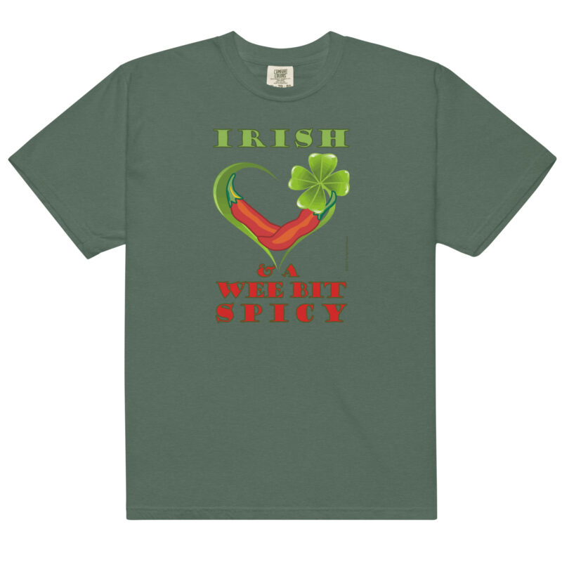 IRISH & SPICY - Unisex Soft Heavyweight T-Shirt - Image 2