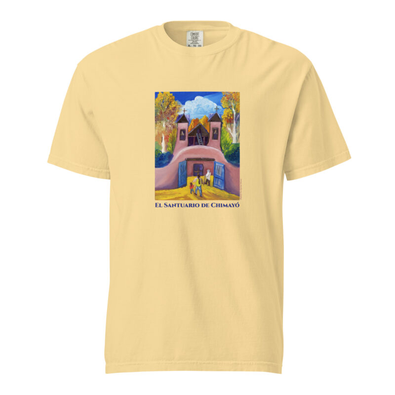 VISITING EL SANTUARIO - Unisex Soft Heavyweight Tee - Image 13