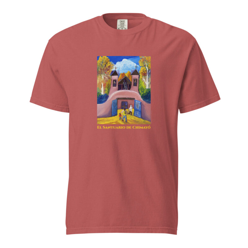 VISITING EL SANTUARIO - Unisex Soft Heavyweight Tee - Image 4