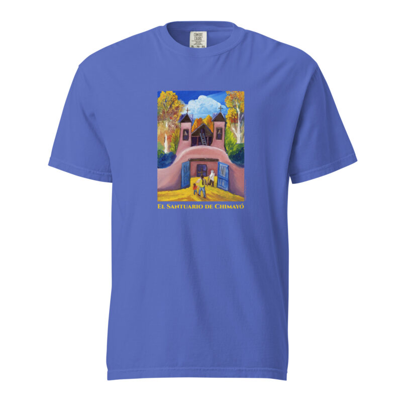 VISITING EL SANTUARIO - Unisex Soft Heavyweight Tee - Image 5
