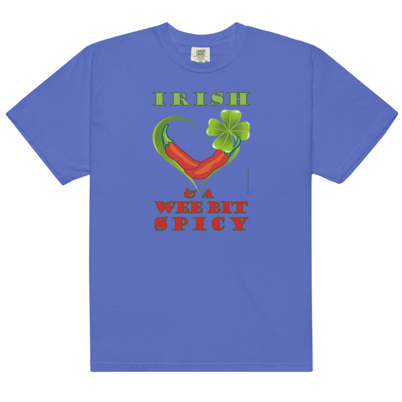 IRISH & SPICY - Unisex Soft Heavyweight T-Shirt - Image 4