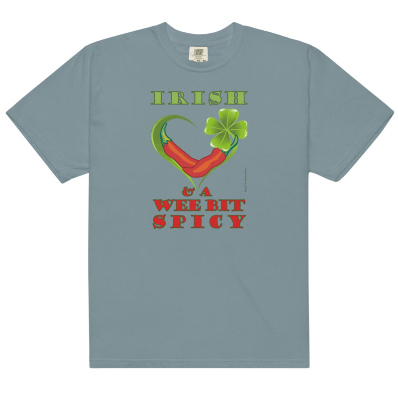 IRISH & SPICY - Unisex Soft Heavyweight T-Shirt - Image 9