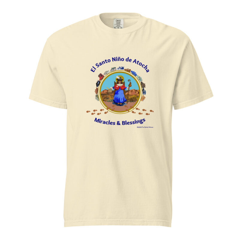EL SANTO NINO DE ATOCHA - Unisex Soft Heavyweight Tee - Image 2