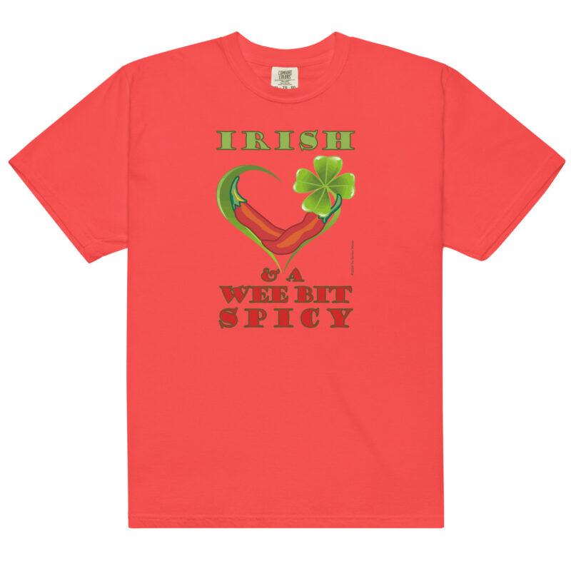 IRISH & SPICY - Unisex Soft Heavyweight T-Shirt - Image 6