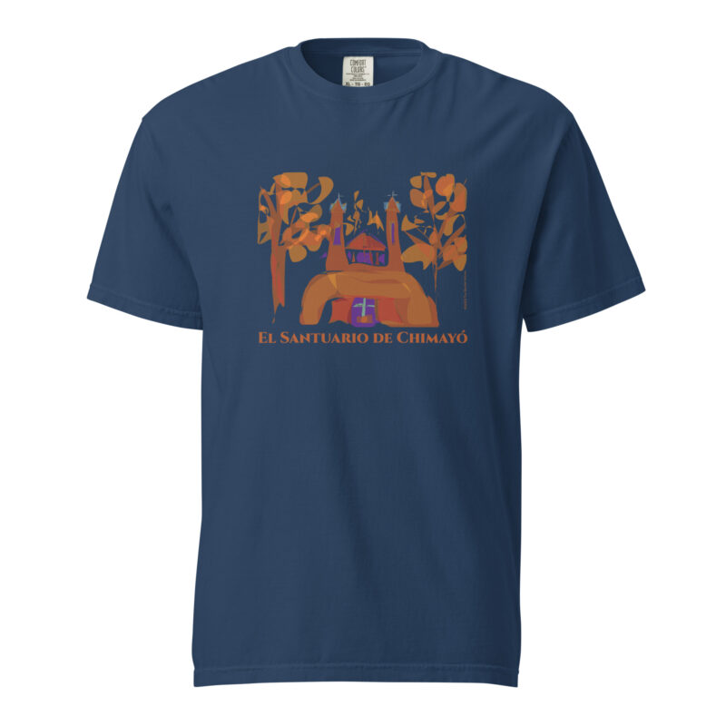 SANTUARIO DE CHIMAYO IN FALL - Unisex Soft Heavyweight Tee