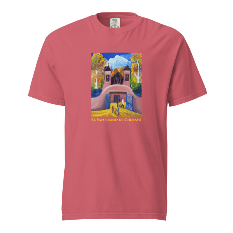 VISITING EL SANTUARIO - Unisex Soft Heavyweight Tee - Image 6