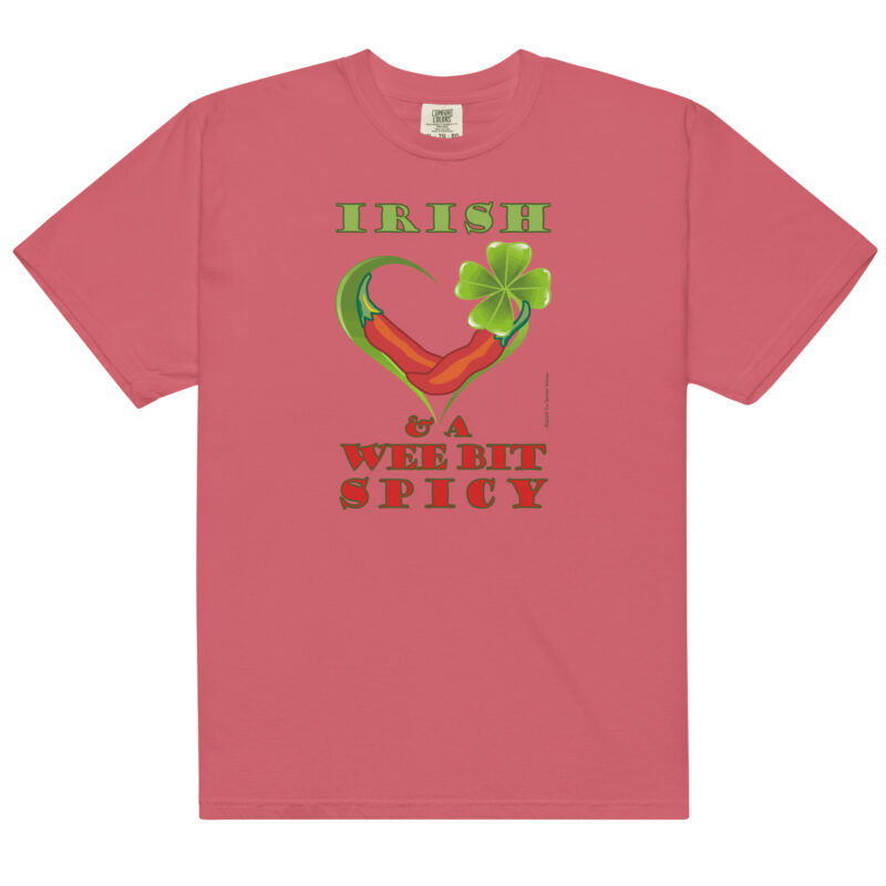 IRISH & SPICY - Unisex Soft Heavyweight T-Shirt - Image 7