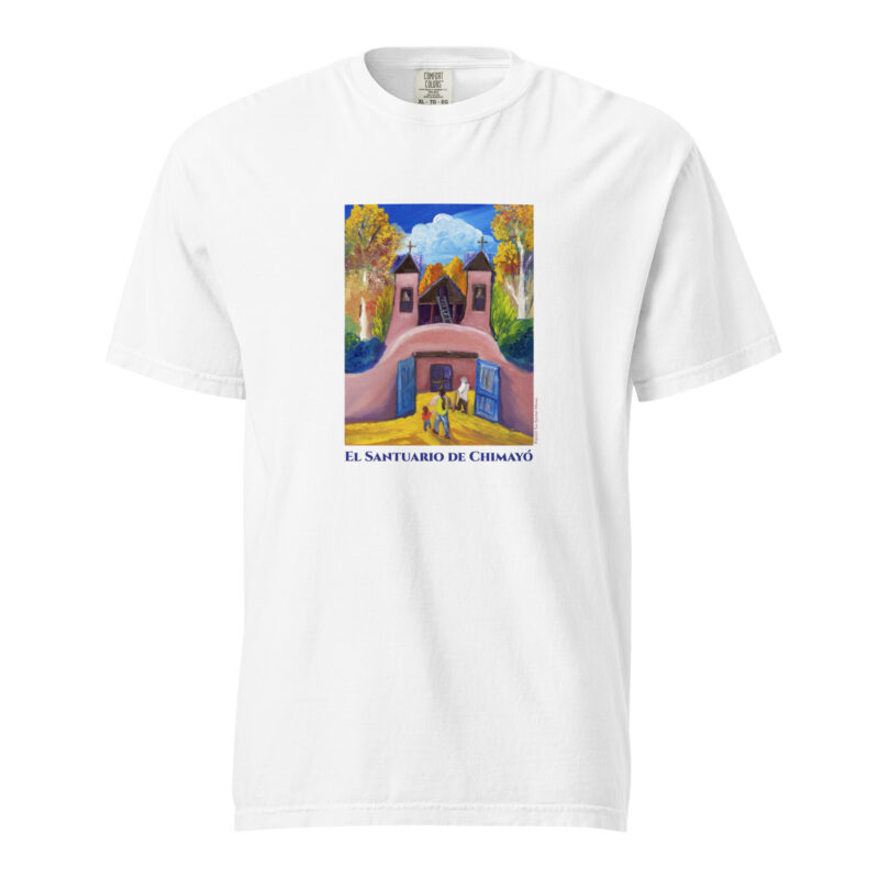 VISITING EL SANTUARIO - Unisex Soft Heavyweight Tee - Image 12