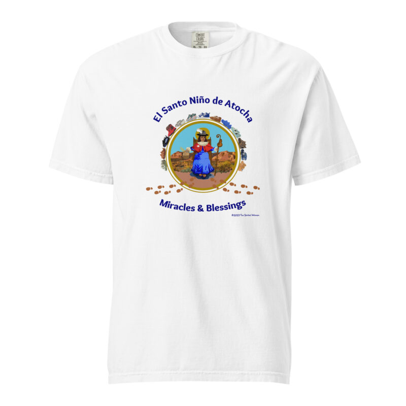 EL SANTO NINO DE ATOCHA - Unisex Soft Heavyweight Tee - Image 4