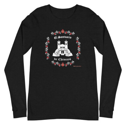 EL SANTUARIO BLANCO & ROJO - Unisex Long Sleeve Tee (print on front)