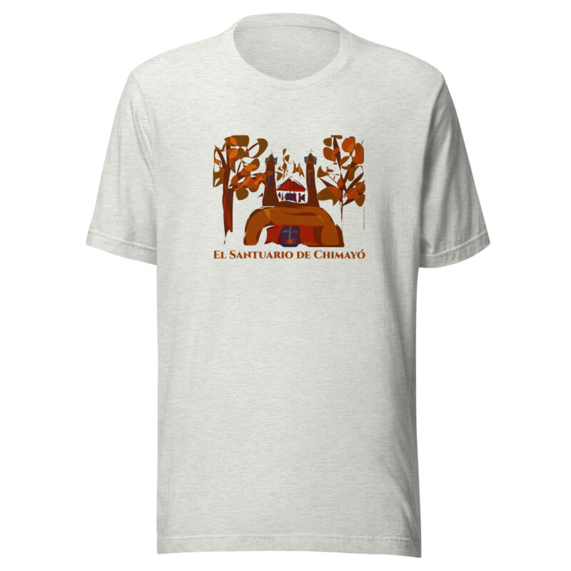 SANTUARIO DE CHIMAYO IN FALL - Unisex Staple Tee (light colors) - Image 12