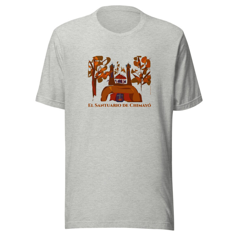 SANTUARIO DE CHIMAYO IN FALL - Unisex Staple Tee (light colors) - Image 3