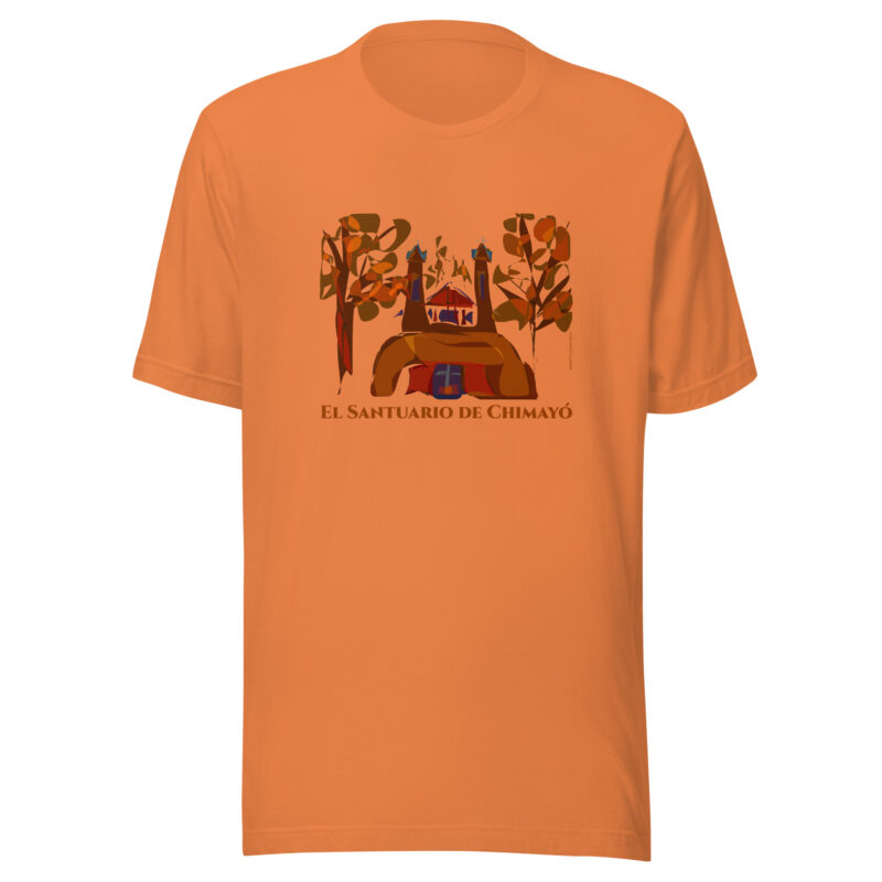 SANTUARIO DE CHIMAYO IN FALL - Unisex Staple Tee (bright colors) - Image 6