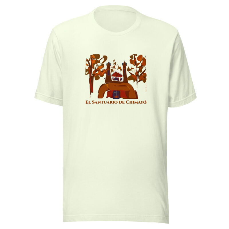 SANTUARIO DE CHIMAYO IN FALL - Unisex Staple Tee (light colors) - Image 13