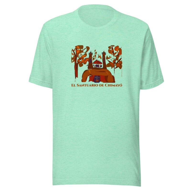 SANTUARIO DE CHIMAYO IN FALL - Unisex Staple Tee (light colors) - Image 10