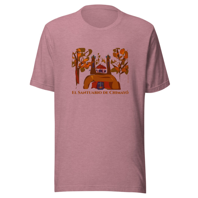 SANTUARIO DE CHIMAYO IN FALL - Unisex Staple Tee (bright colors) - Image 7