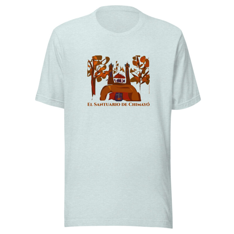 SANTUARIO DE CHIMAYO IN FALL - Unisex Staple Tee (light colors) - Image 9