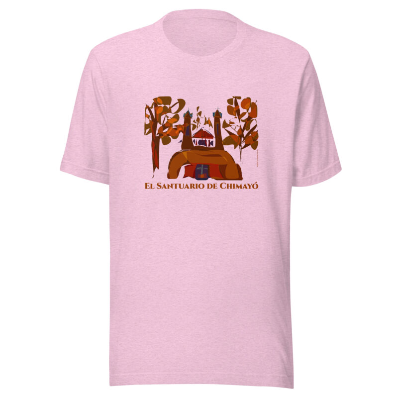 SANTUARIO DE CHIMAYO IN FALL - Unisex Staple Tee (bright colors) - Image 9