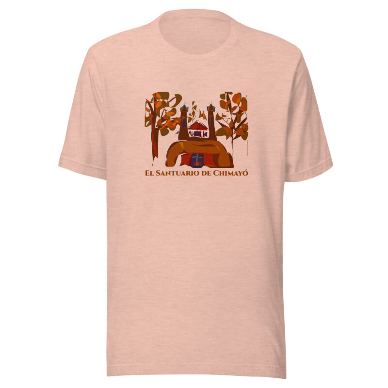 SANTUARIO DE CHIMAYO IN FALL - Unisex Staple Tee (light colors) - Image 2