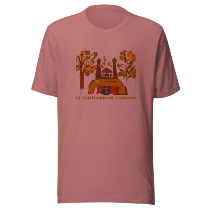 SANTUARIO DE CHIMAYO IN FALL - Unisex Staple Tee (bright colors)