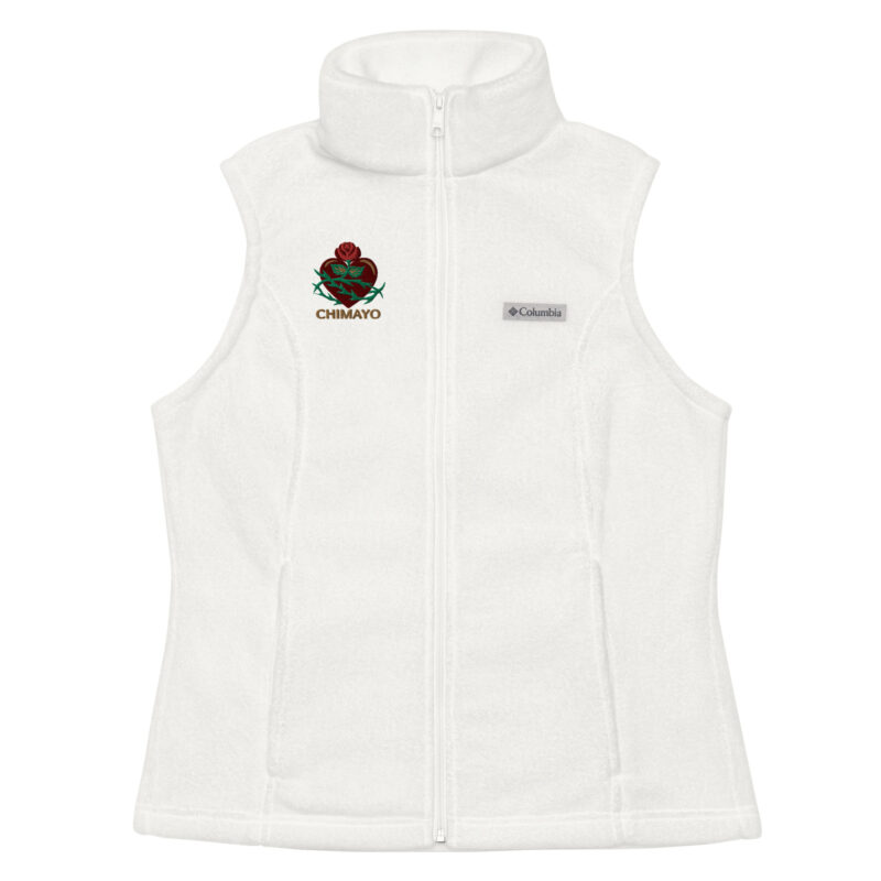 CHIMAYO CHILE - Women’s Columbia Fleece Vest (front embroidery)