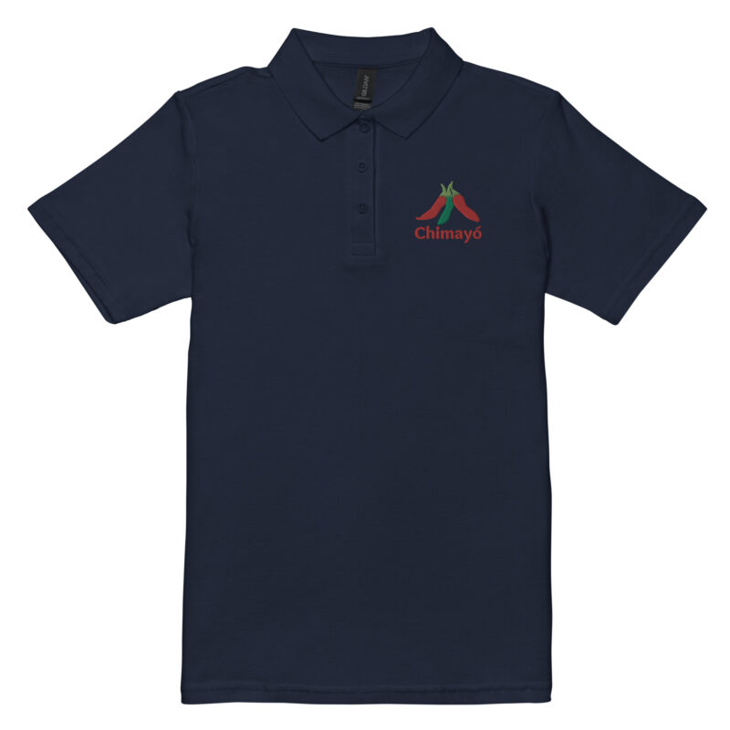CHIMAYO CHILE - Women’s Pique Polo Shirt (front embroidery) - Image 6
