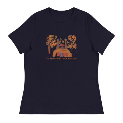 SANTUARIO DE CHIMAYO IN FALL - Women's Relaxed T-Shirt